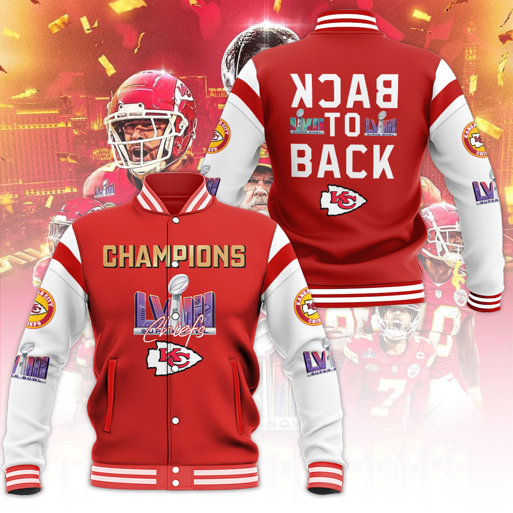 Back To Back Kansas City Chiefs Varsity Jacket