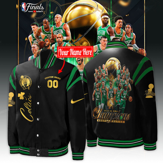 Boston Celtics 2024 NBA Finals Champions Varsity Jacket