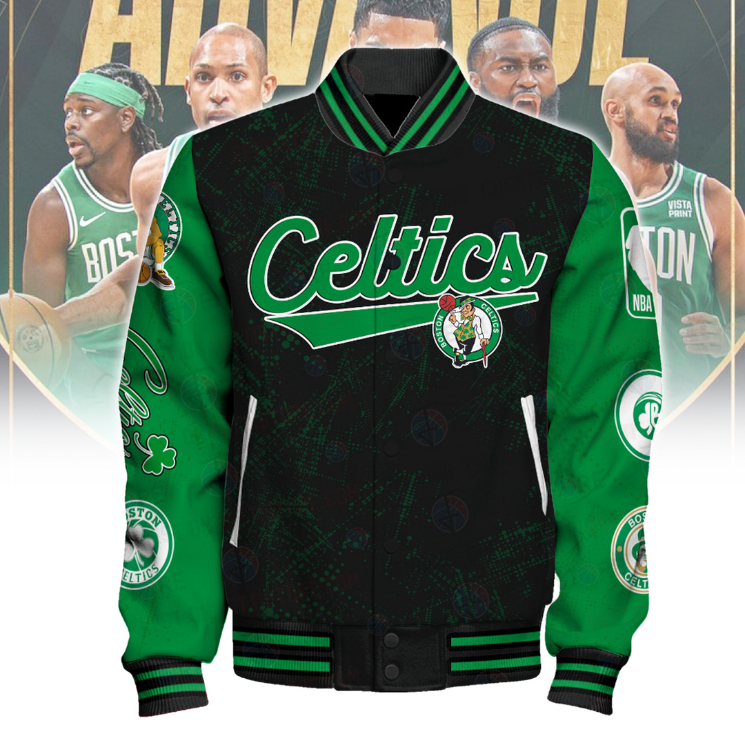 Boston Celtics National Basketball Asscociation Varsity Jacket V7