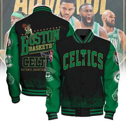 Boston Celtics New Design 2024 AOP Varsity Jacket V8