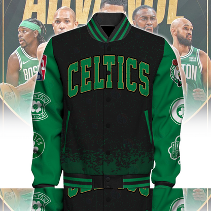 Boston Celtics New Design 2024 AOP Varsity Jacket V8