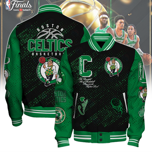 Boston Celtics National Basketball Asscociation Varsity Jacket V1