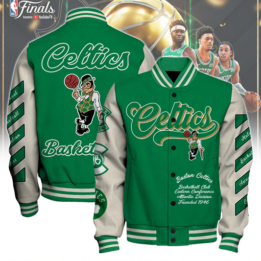 Boston Celtics National Basketball Asscociation Varsity Jacket V4