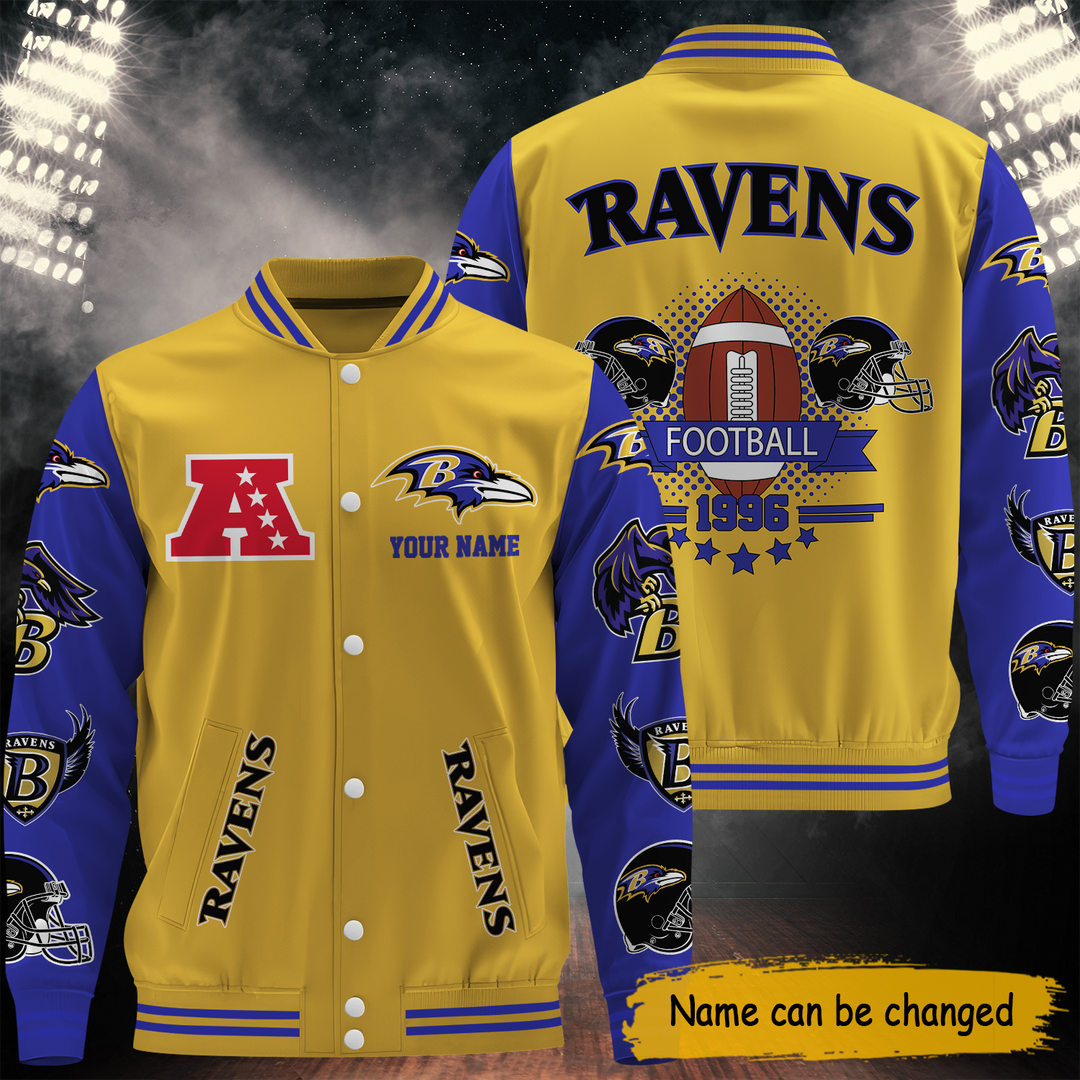 NFL Baltimore Ravens Premium Varsity Jacket V030701