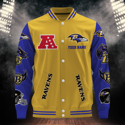 NFL Baltimore Ravens Premium Varsity Jacket V030701