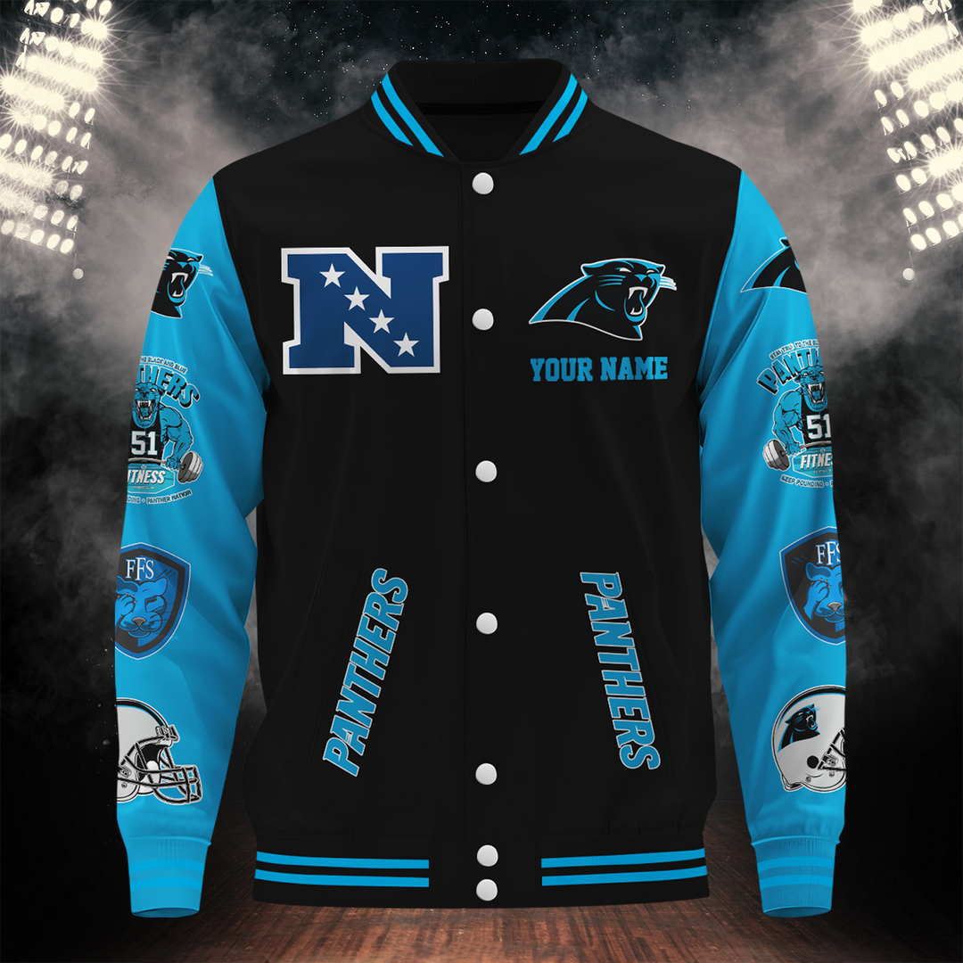 NFL Carolina Panthers Premium Varsity Jacket V030701