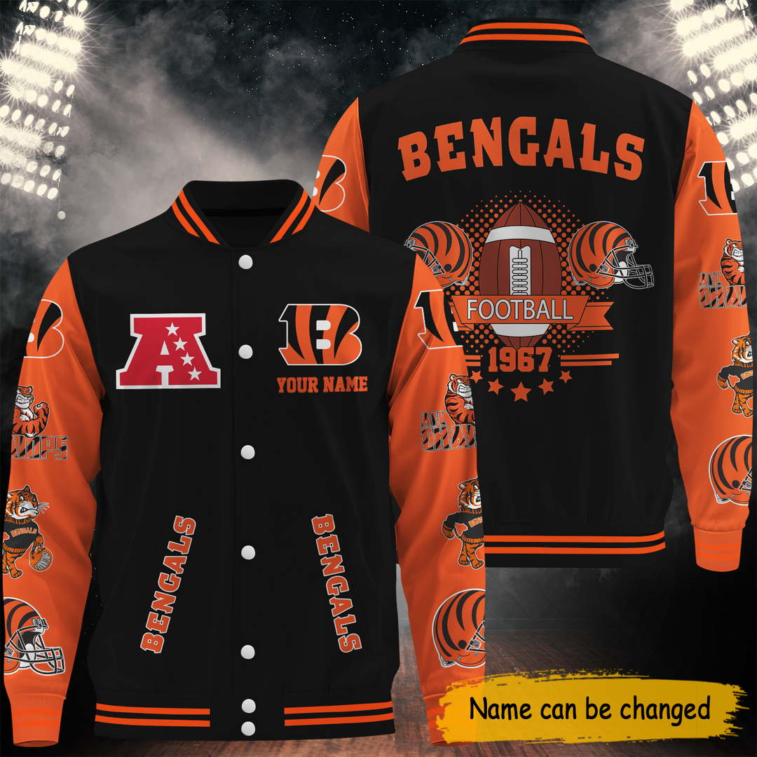 NFL Cincinnati Bengals Premium Varsity Jacket V030701