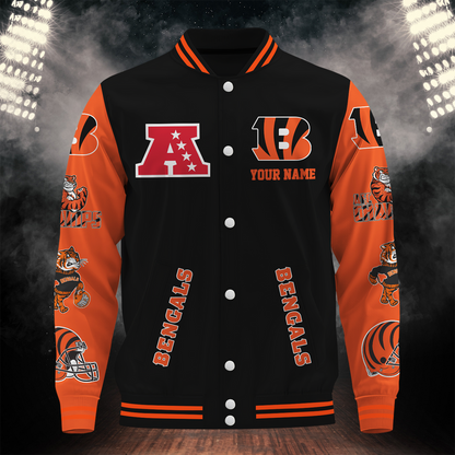 NFL Cincinnati Bengals Premium Varsity Jacket V030701