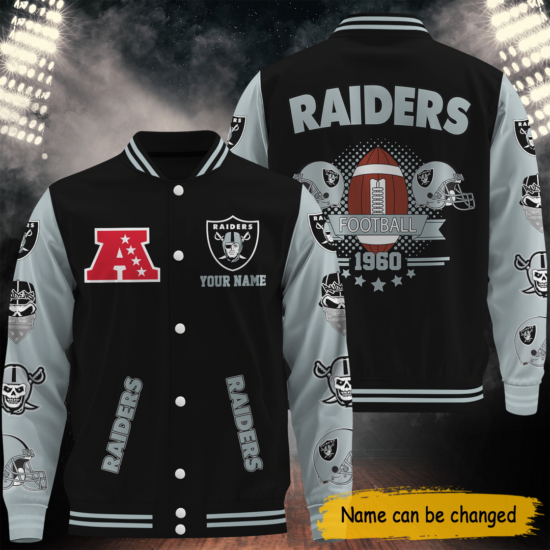 NFL Las Vegas Raiders Premium Varsity Jacket V030701
