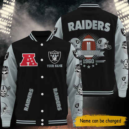 NFL Las Vegas Raiders Premium Varsity Jacket V030701