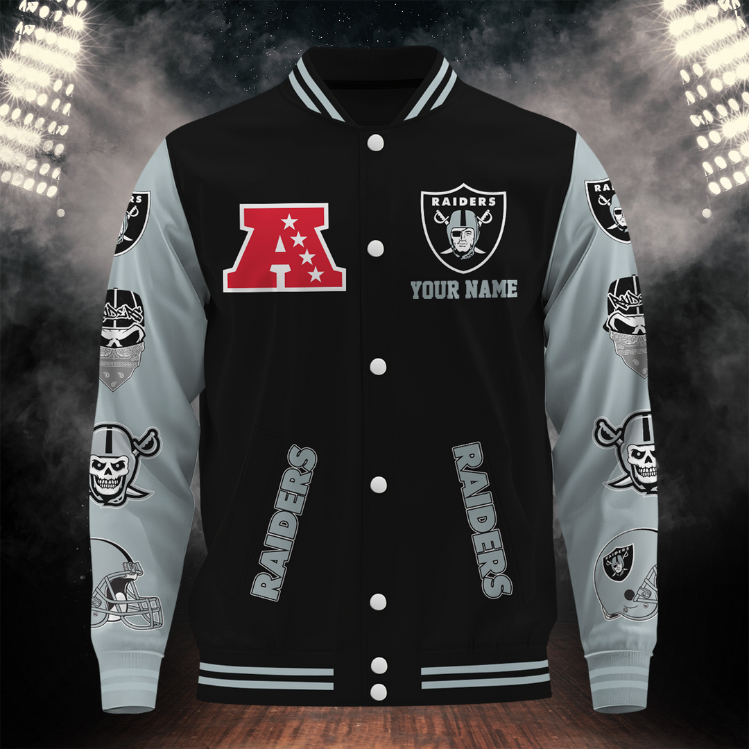 NFL Las Vegas Raiders Premium Varsity Jacket V030701
