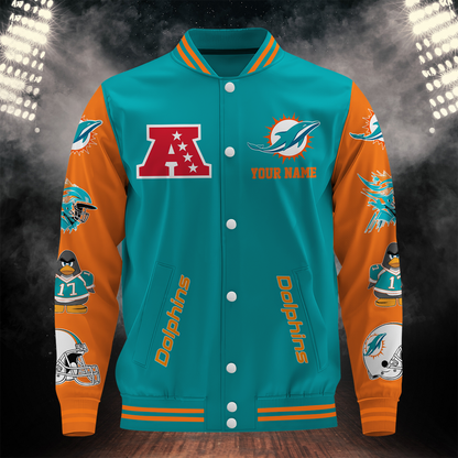NFL Miami Dolphins Premium Varsity Jacket V030701