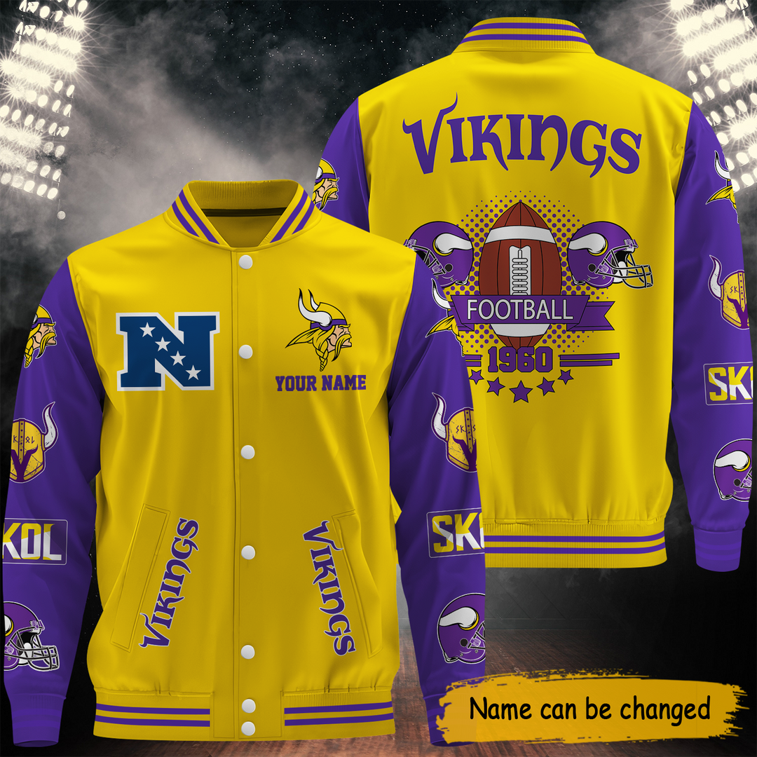 NFL Minnesota Vikings Premium Varsity Jacket V030701