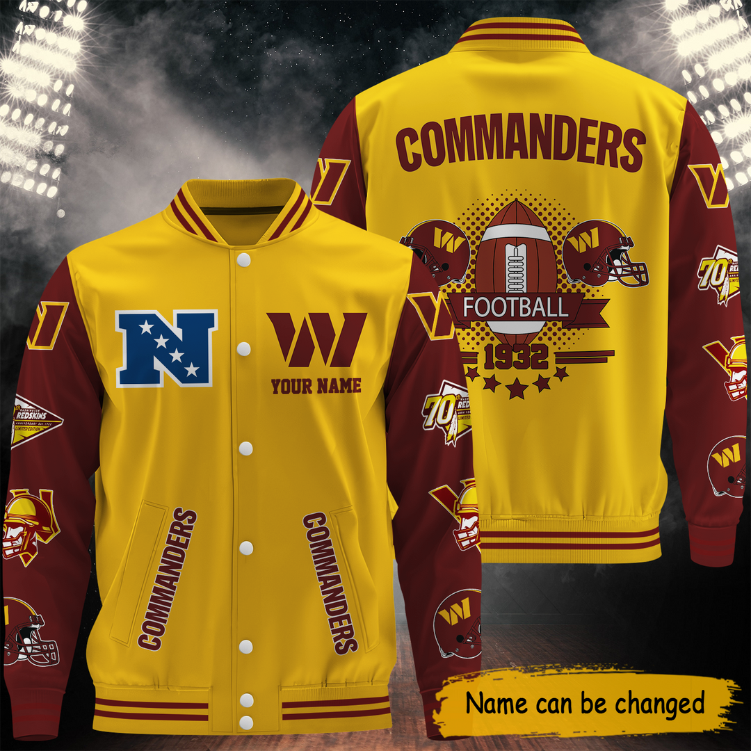 NFL Washington Commanders Premium Varsity Jacket V030701