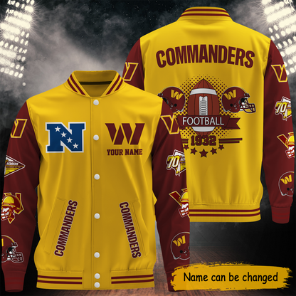 NFL Washington Commanders Premium Varsity Jacket V030701
