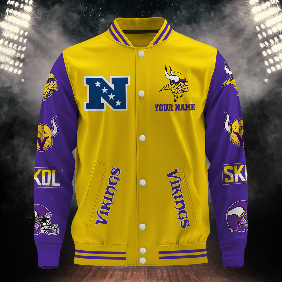 NFL Minnesota Vikings Premium Varsity Jacket V030701