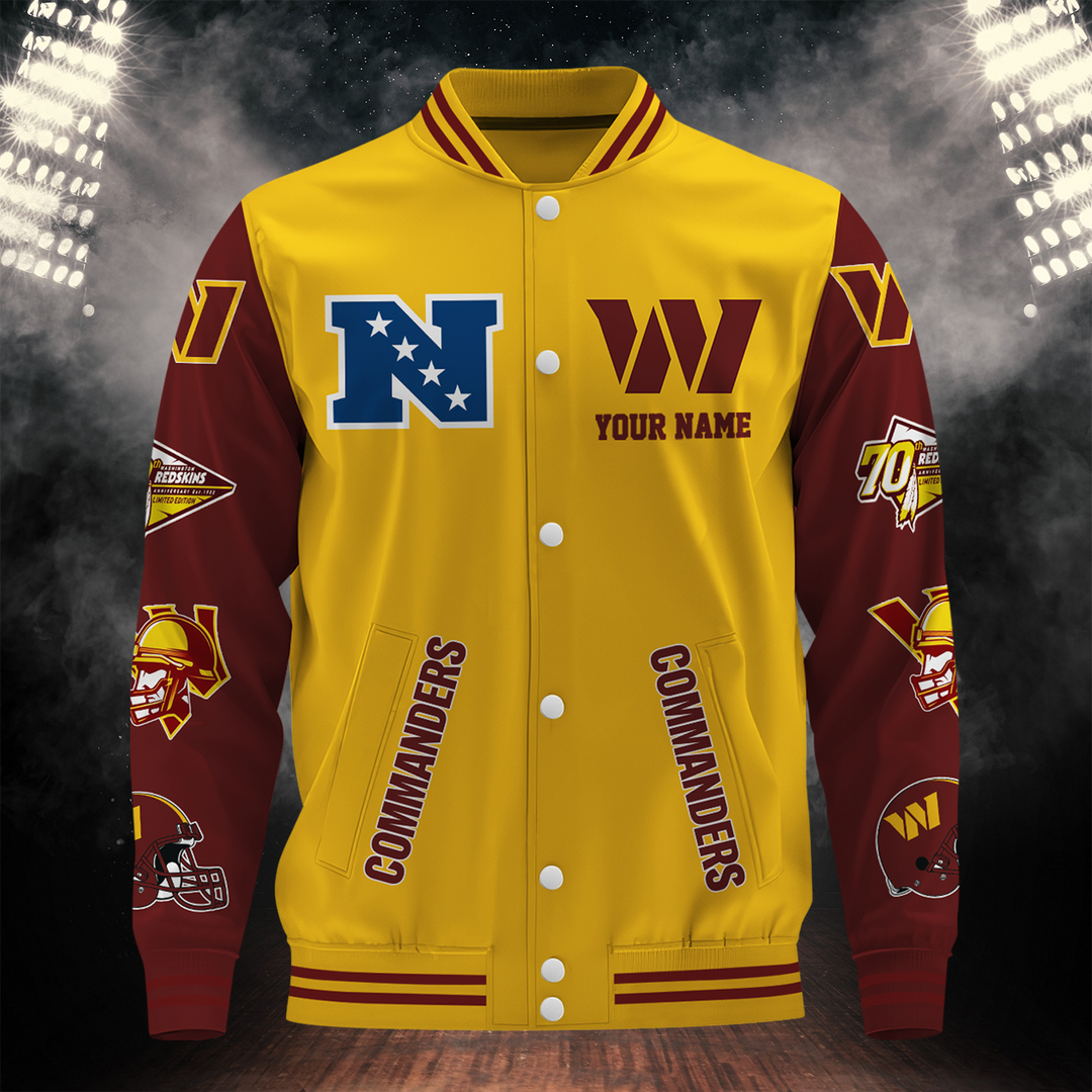 NFL Washington Commanders Premium Varsity Jacket V030701