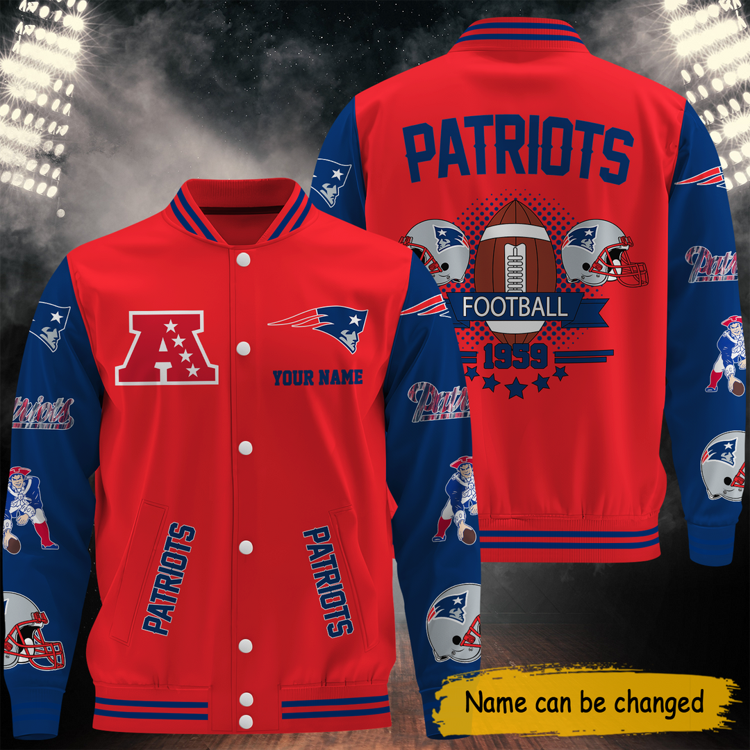 NFL New England Patriots Premium Varsity Jacket V030701