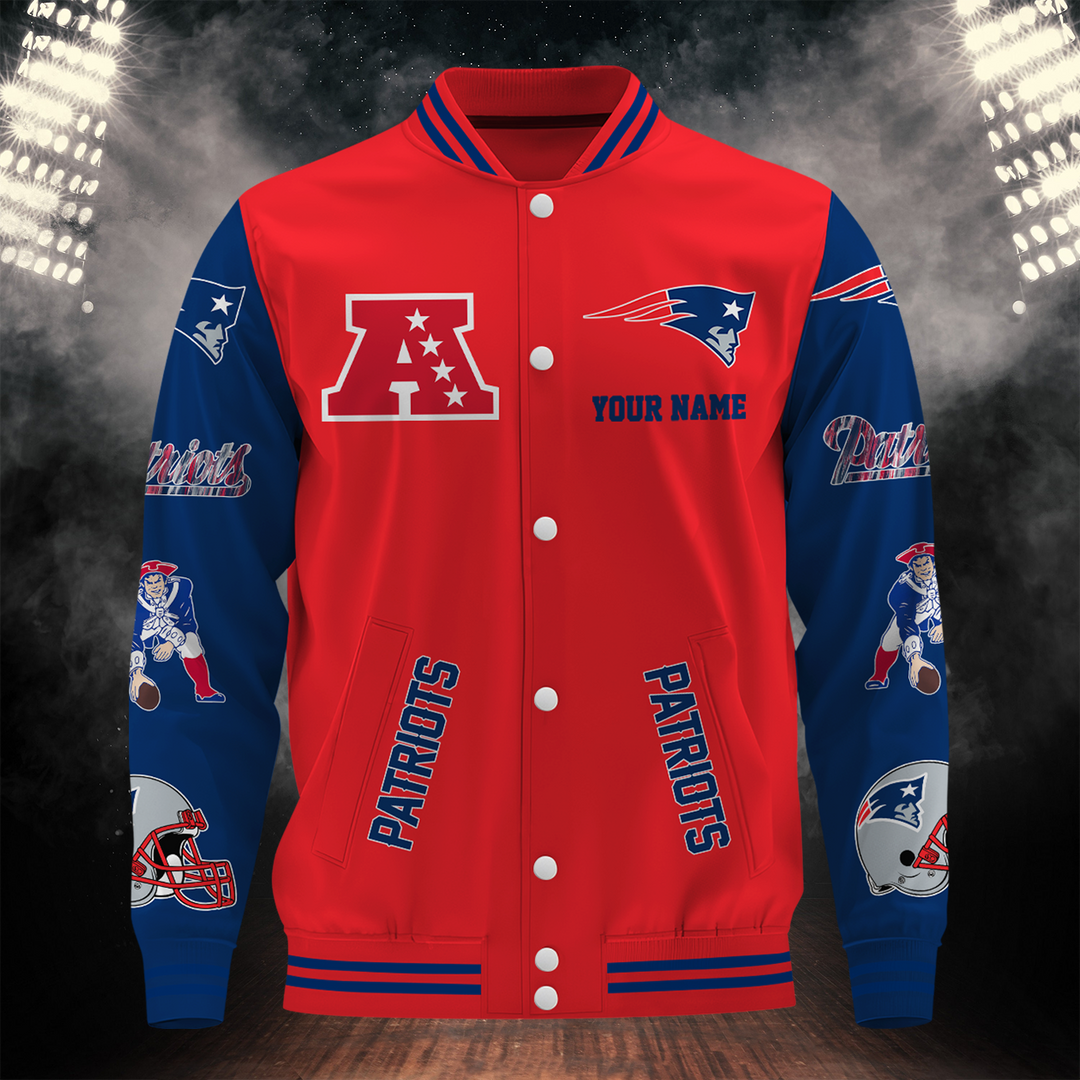 NFL New England Patriots Premium Varsity Jacket V030701