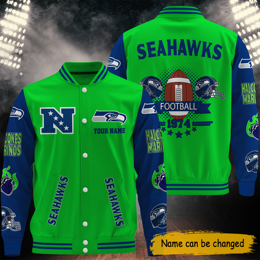 NFL Seattle Seahawks Premium Varsity Jacket V030701