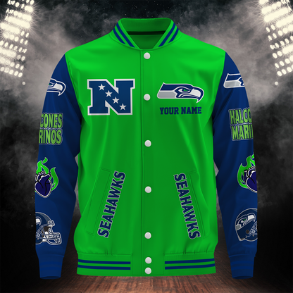 NFL Seattle Seahawks Premium Varsity Jacket V030701