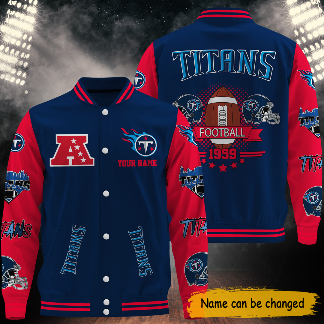 NFL Tennessee Titans Premium Varsity Jacket V030701