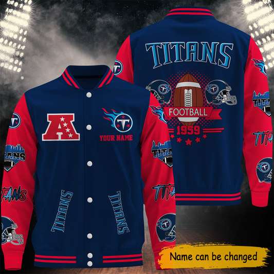 NFL Tennessee Titans Premium Varsity Jacket V030701