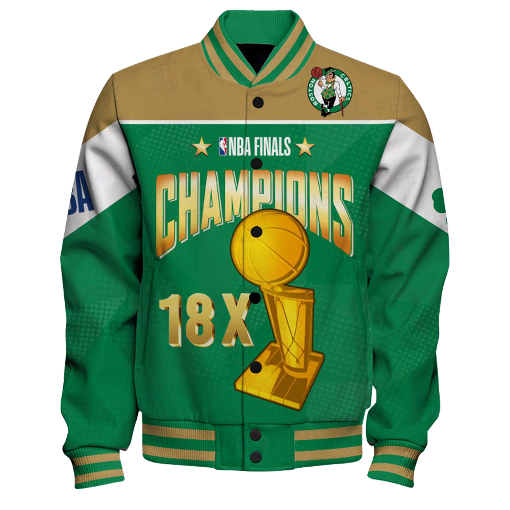 Boston Celtics 18x Champions Varsity Jacket