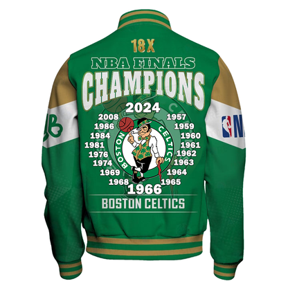 Boston Celtics 18x Champions Varsity Jacket