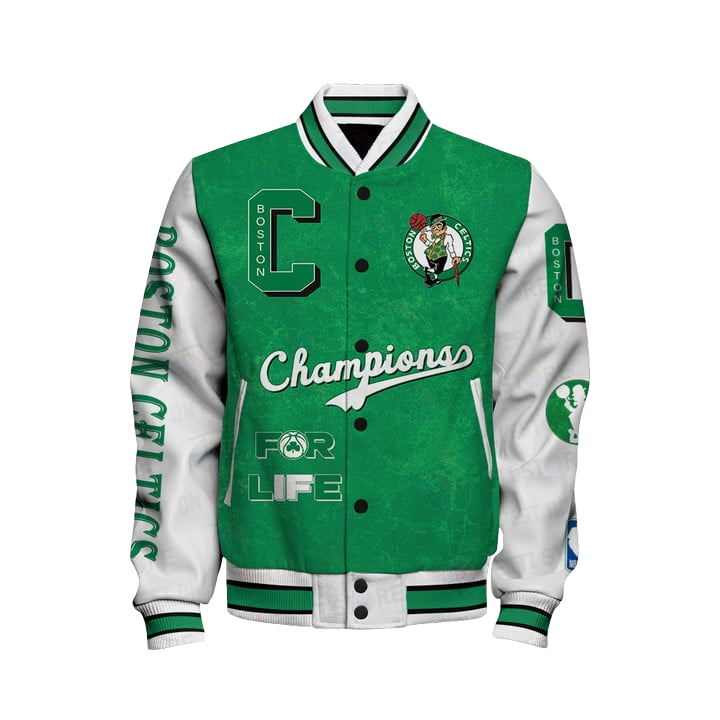 NBA Boston Celtics  Champions 18 Time Varsity Jacket
