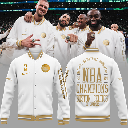 Boston Celtics 18X Champions Varsity Jacket