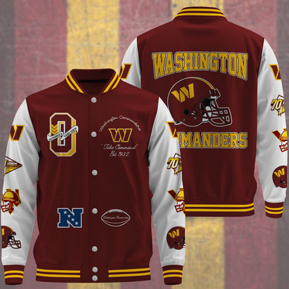 NFL Washington Commanders OVO Premium Varsity Jacket