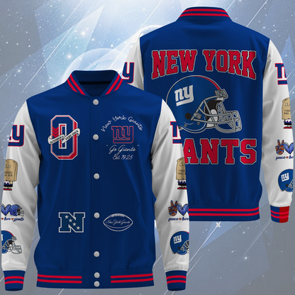 NFL New York Giants OVO Premium Varsity Jacket