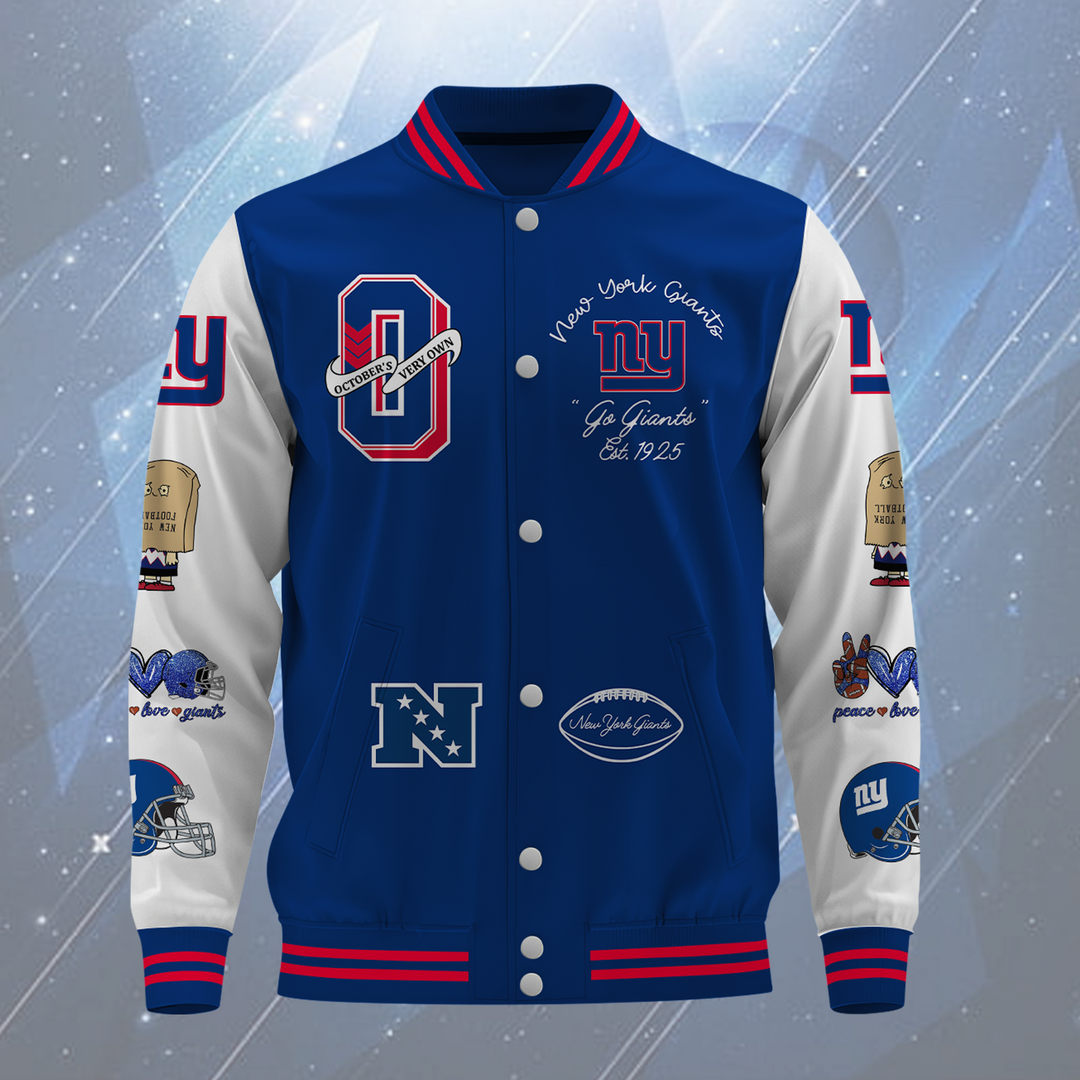 NFL New York Giants OVO Premium Varsity Jacket