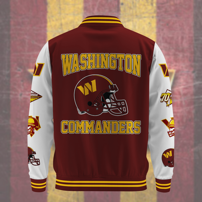 NFL Washington Commanders OVO Premium Varsity Jacket