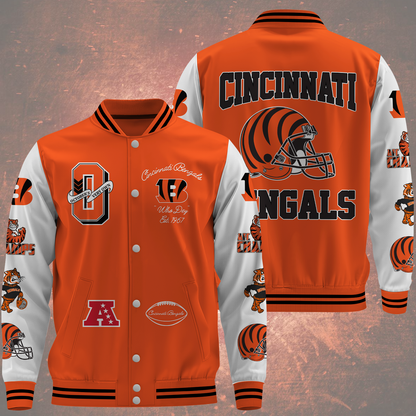 NFL Cincinnati Bengals OVO Premium Varsity Jacket
