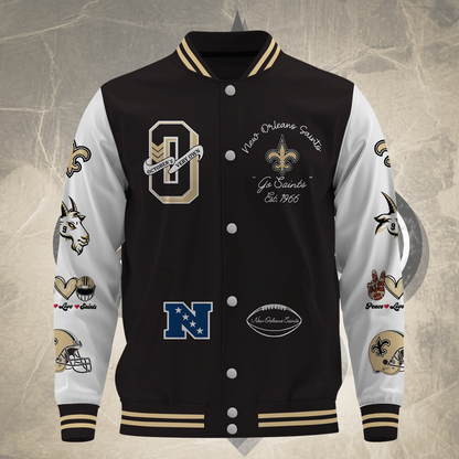 NFL New Orleans Saints OVO Premium Varsity Jacket