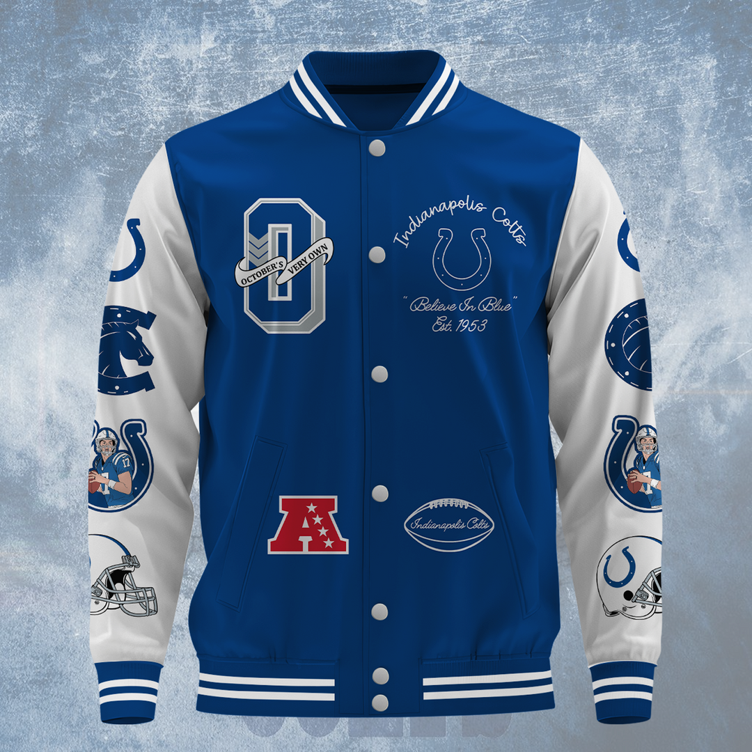 NFL Indianapolis Colts OVO Premium Varsity Jacket