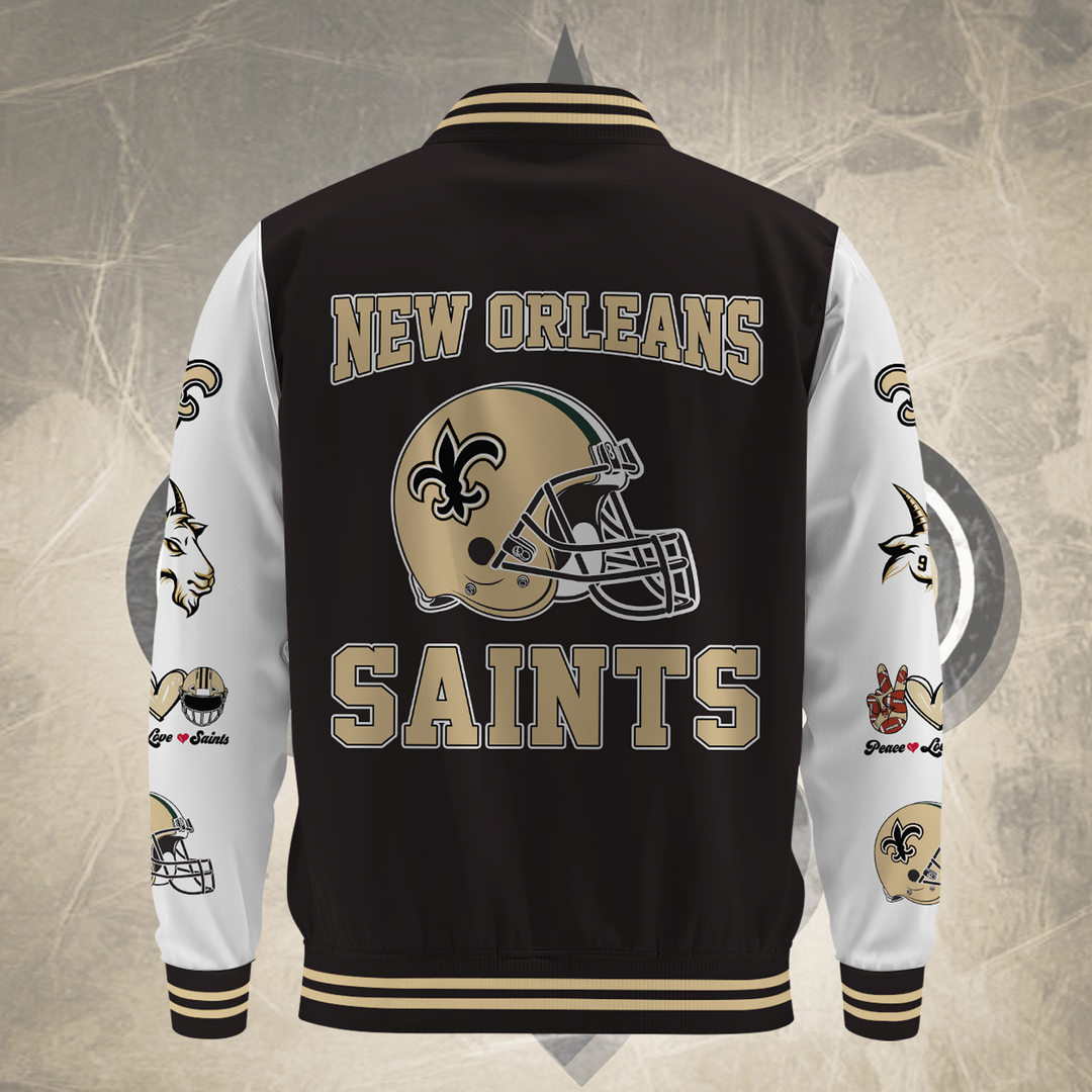 NFL New Orleans Saints OVO Premium Varsity Jacket