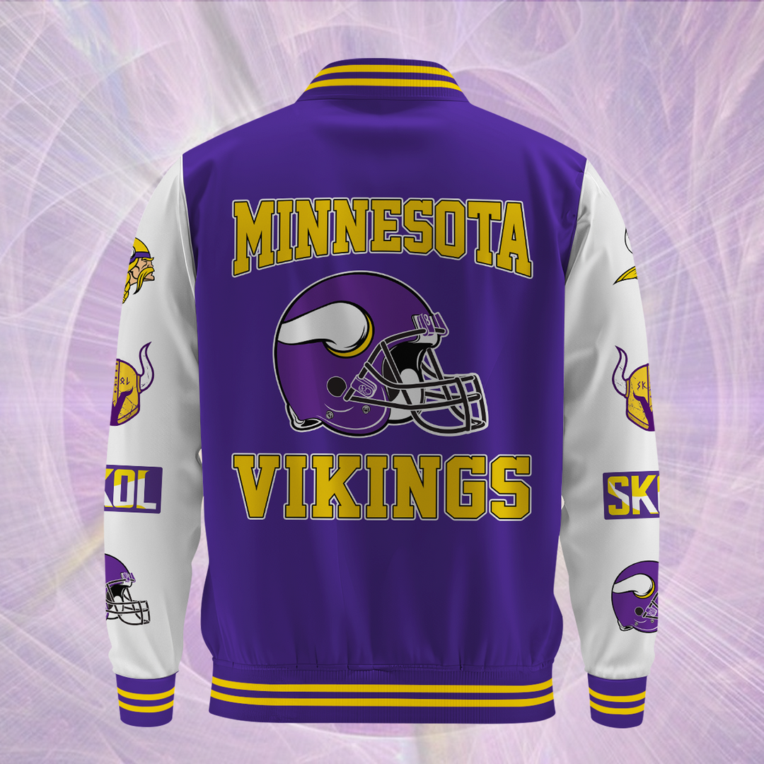 NFL Minnesota Vikings OVO Premium Varsity Jacket