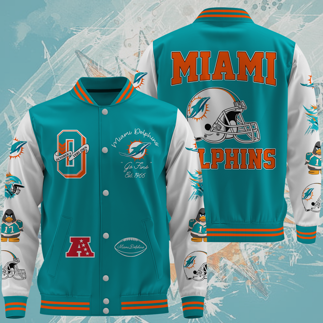 NFL Miami Dolphins OVO Premium Varsity Jacket