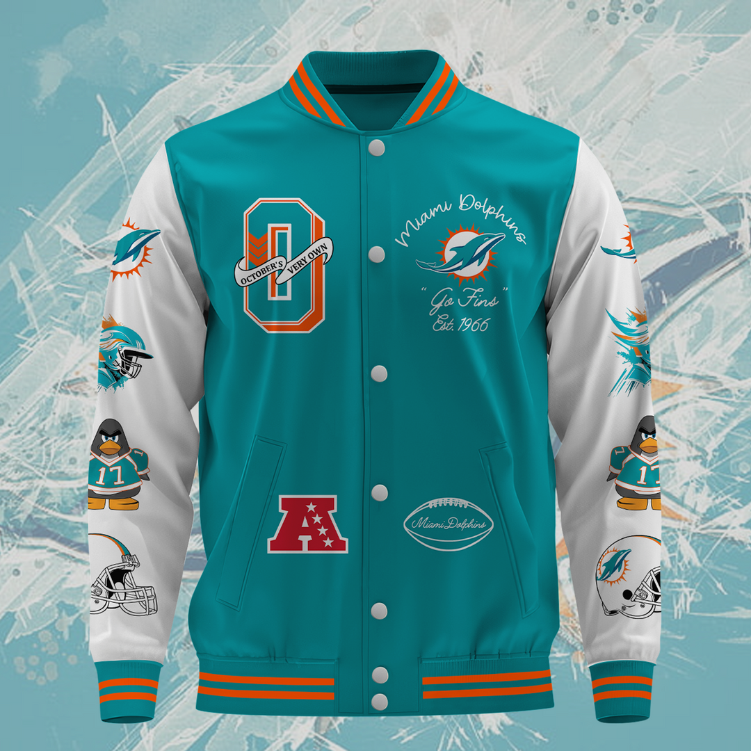NFL Miami Dolphins OVO Premium Varsity Jacket