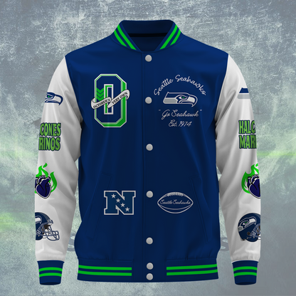 NFL Seattle Seahawks OVO Premium Varsity Jacket