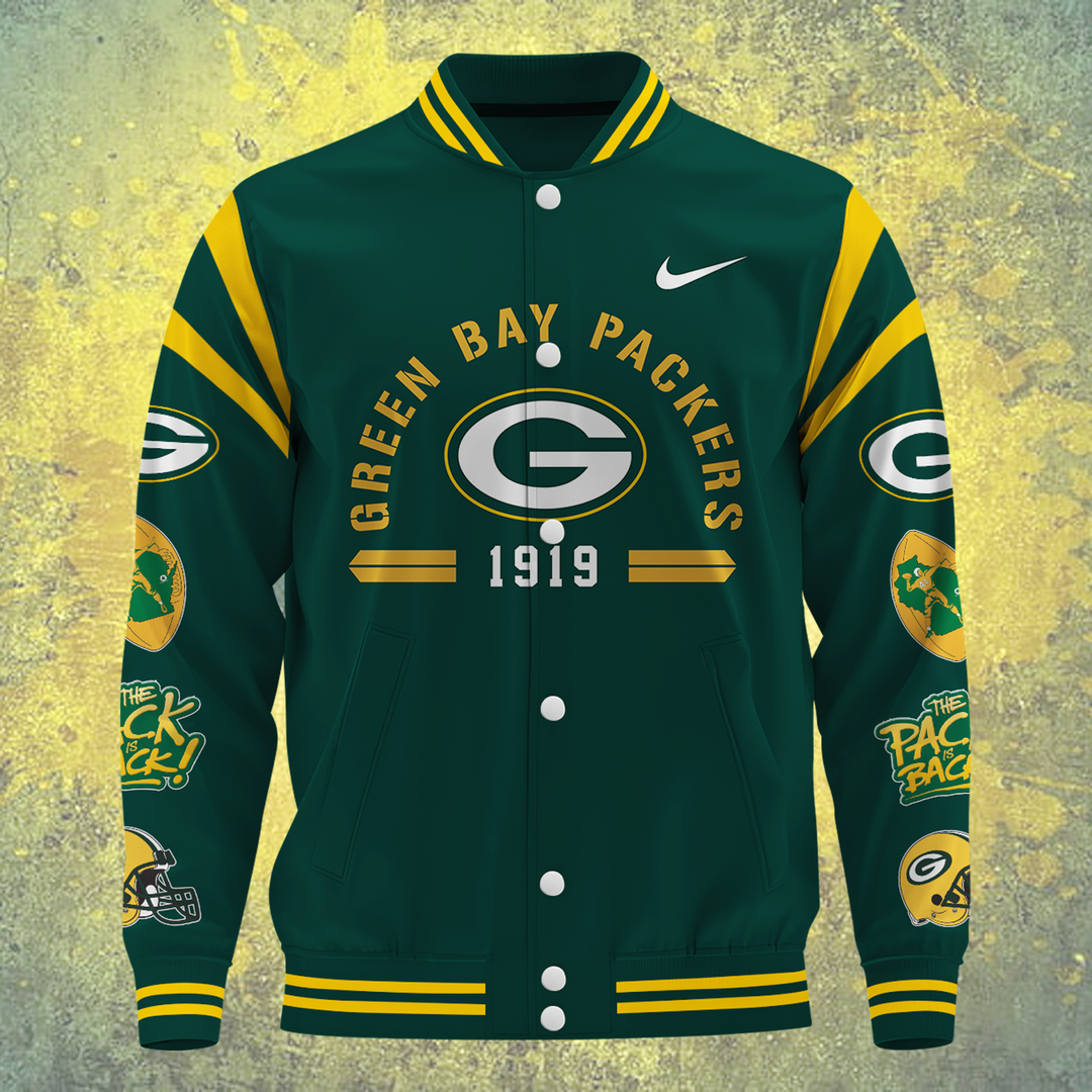 NFL Green Bay Packers Premium Varsity Jacket V1