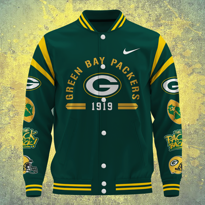 NFL Green Bay Packers Premium Varsity Jacket V1