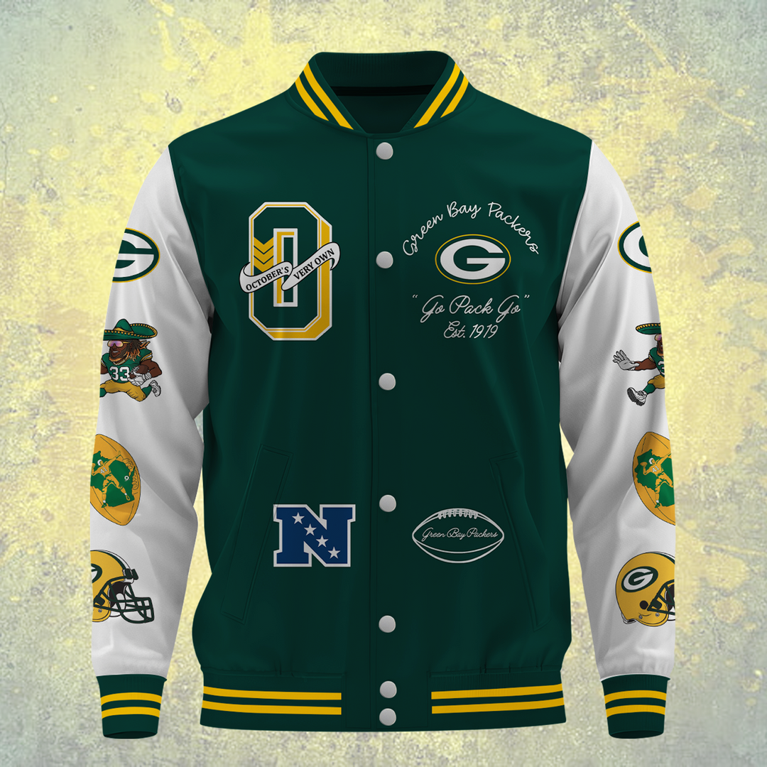 NFL Green Bay Packers OVO Premium Varsity Jacket