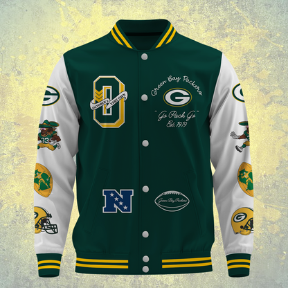 NFL Green Bay Packers OVO Premium Varsity Jacket