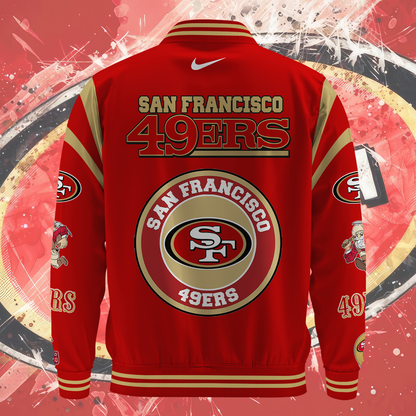 NFL San Francisco 49ers Premium Varsity Jacket V1