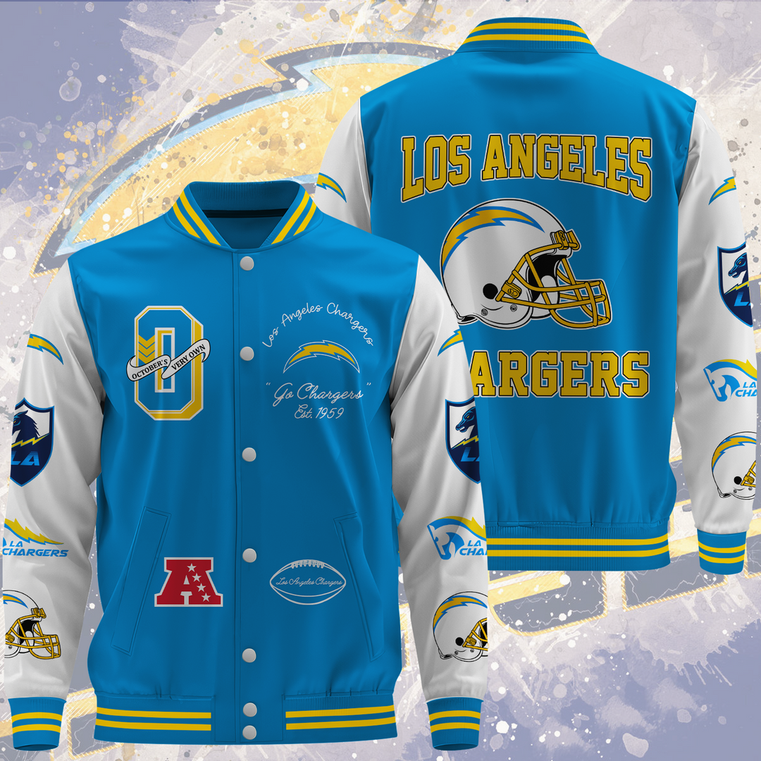NFL Los Angeles Chargers OVO Premium Varsity Jacket