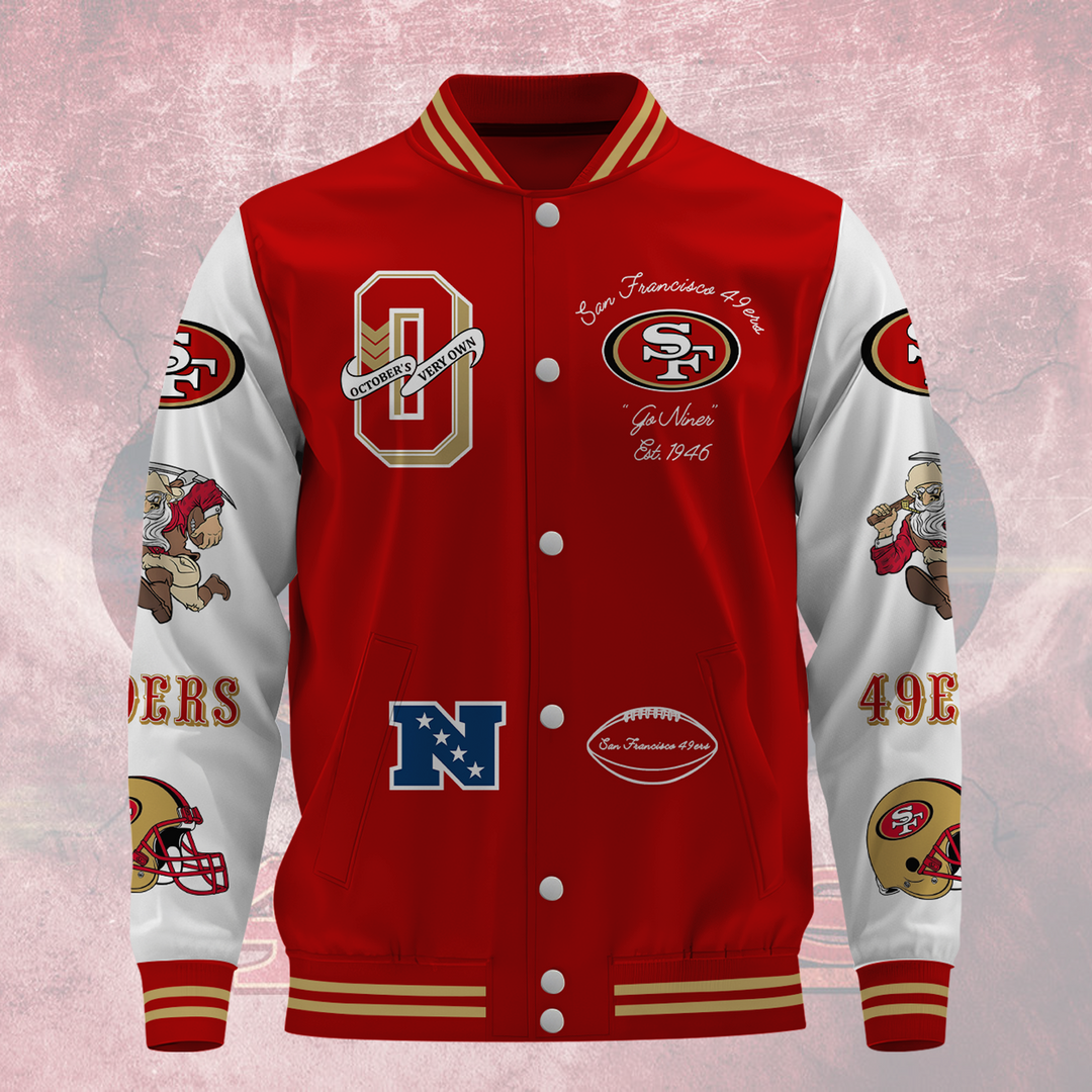 NFL San Francisco 49ers OVO Premium Varsity Jacket